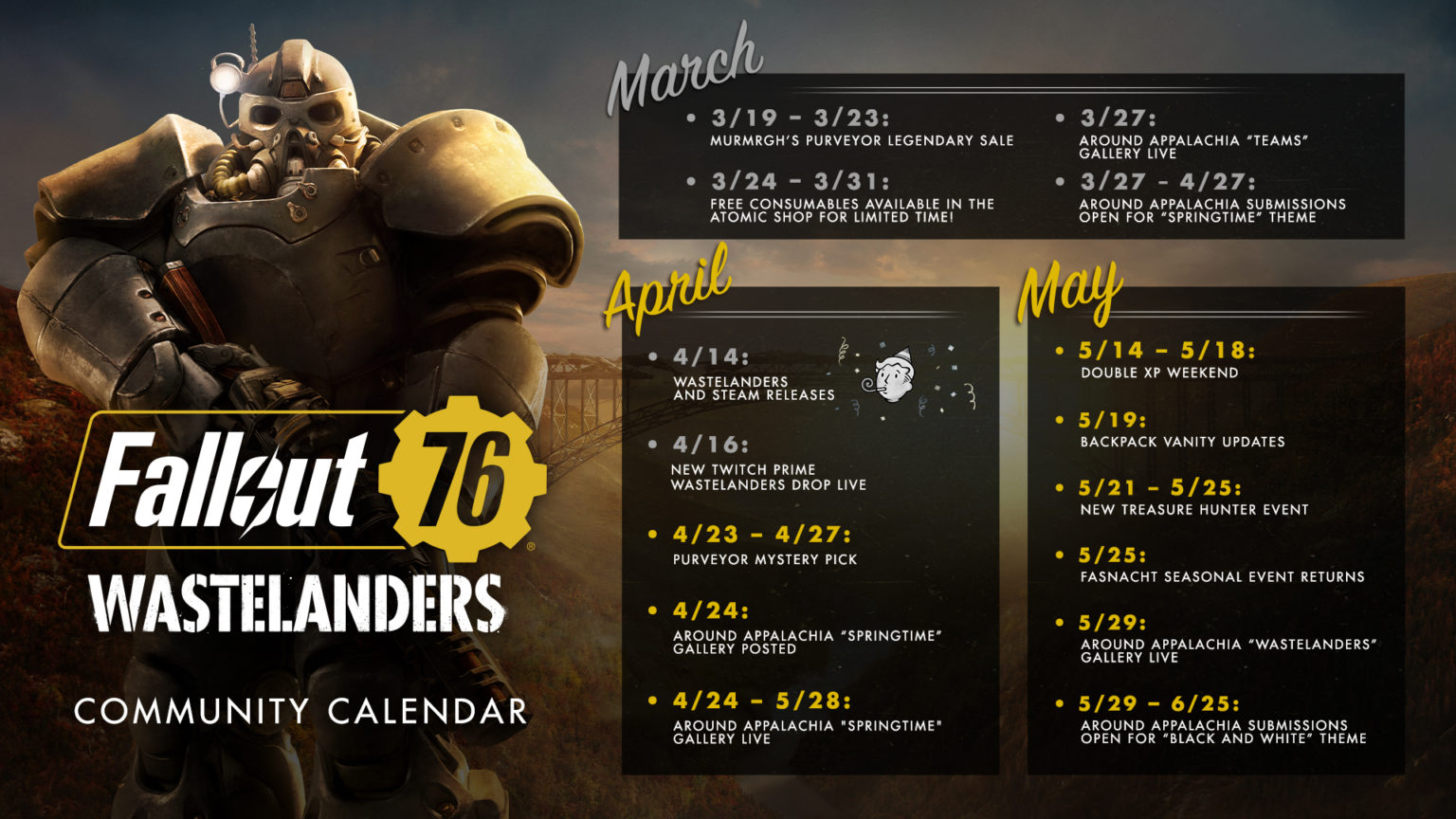 Fallout 2024 Calendar Allsun Mariel